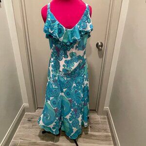 Banolino floral tank dress